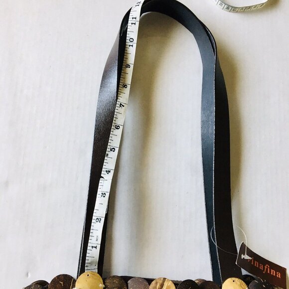 Hand-Crafted Coconut Shell Shoulder Bag - Picture 8 of 8